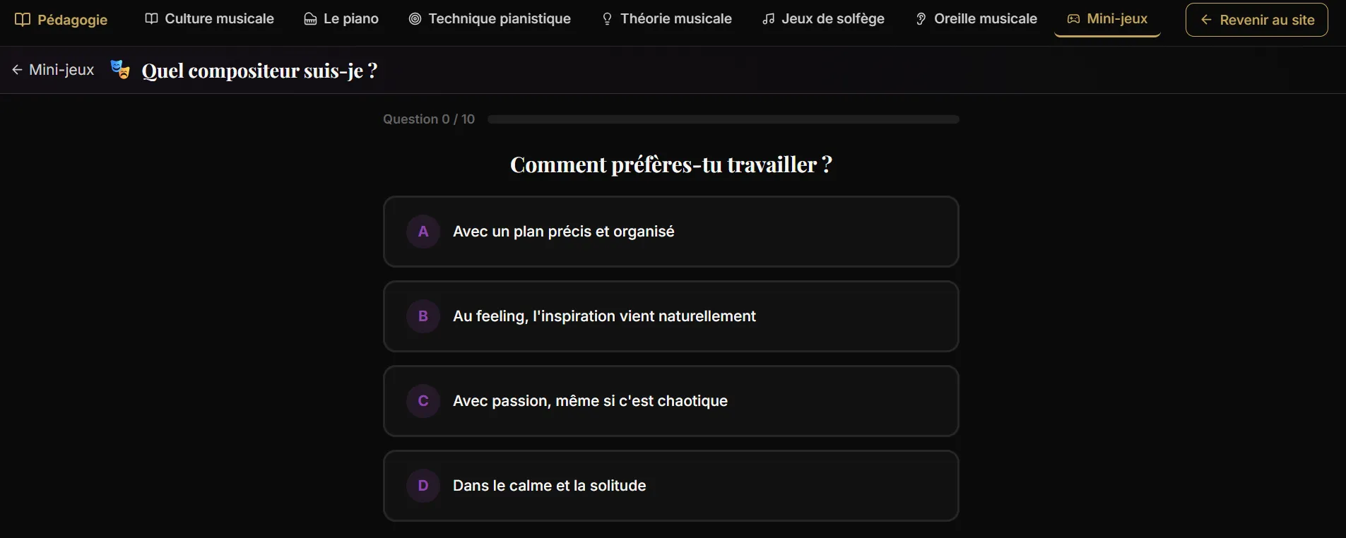 Quiz quel compositeur êtes-vous