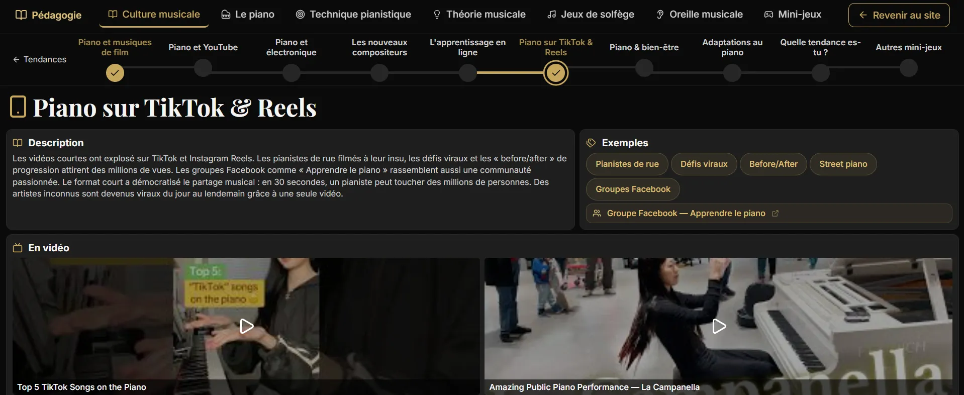 Le piano sur TikTok et les réseaux sociaux
