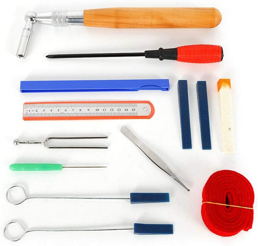 Mallette d'accordeur de piano avec ses outils